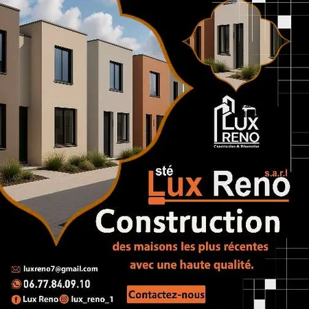 réalisation Maçonnerie à Agadir — Lux Reno